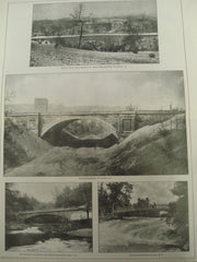 American Park Bridges , Pittsburgh, Pennsylvania, Philadelphia, Pennsylvania, and Niagara, New York, 1901, Unknown