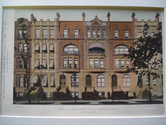 Houses on 86th Street, between 9th and 10th Avenues , New York, NY, 1890, J.G. Prague
