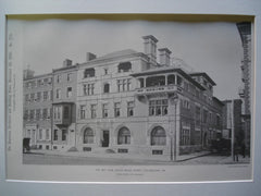 Art Club on South Broad Street , Philadelphia, PA, 1890, Frank Miles Day