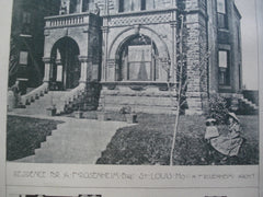 Residence for A.F. Rosenheim, Esq. , St. Louis, MO, 1890, A.F. Rosenheim