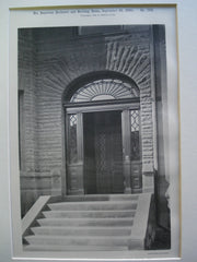 Doorway to the House of E.L. Davis, Esq. on Commonwealth Avenue , Boston, MA, 1890, Unknown