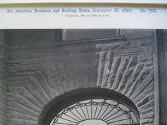Doorway to the House of E.L. Davis, Esq. on Commonwealth Avenue , Boston, MA, 1890, Unknown