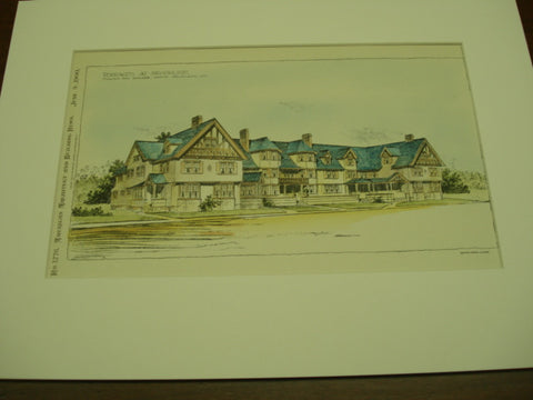 Terraces at Brookline, Brookline, MA, 1900, Thayer and Bowser