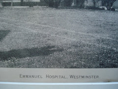 Emmanuel Hospital , Westminster, England, UK, 1890, Unknown