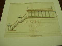 Design for Stations of the Boston Elevated Railroad, Boston, MA, 1898, C.H. Blackall