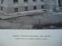 Museum Francisco-Carolinum , Linz, Austria, EUR, 1890, Herren Van Els & Bruno Schmitz