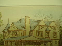 House for V. F. Whitmore, Esq., Rochester, NY, 1889, Otto Block