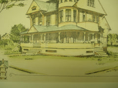 Residence of Mrs. Isabelle Nash , Bridgeport, CT, 1889, T. Beardsley, Jr.