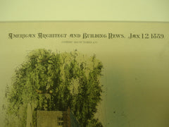 Stable for W. F. Proctor, Esq., New York, NY, 1889, Wm. Ross Proctor