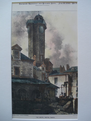 Belfry, Nantes, France, EUR, 1898, Unknown