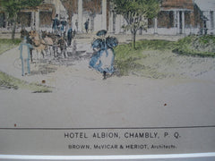 Hotel Albion, Chambly, Quebec, CAN, 1896, Brown, McVicar & Heriot