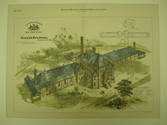 Miner's Hospital , Hazleton, PA, 1889, Benjamin Linfoot