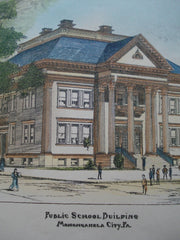 Public School Building , Monongahela City, PA, 1896, Bartberger & East