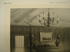 Living Room in the Residence of Robert S. Gast, Esq., Pubelo, CO, 1930, John Gray