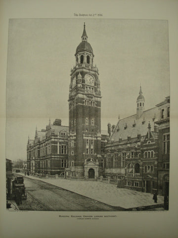 Municipal Buildings, Croydon, London, England, UK, 1896, Charles Henman