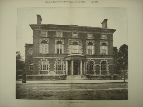 Public Library on Manresa Road , Chelsea, London, England, UK, 1895, J. M. Brydon