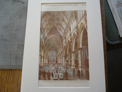 Interior of the Church of the English Martyrs, Streatham, S.W. London, UK, 1894, A.E. Purdie