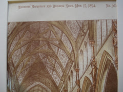 Interior of the Church of the English Martyrs, Streatham, S.W. London, UK, 1894, A.E. Purdie