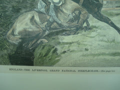 Liverpool Grand National Steeplechase , England, UK, 1890, n/a