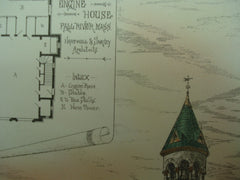 Engine House, Fall River, MA, 1877, Hartwell & Swasey