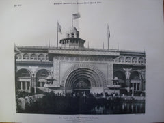 Golden Gate of the Transportation Building for the World's Columbian Exhibition , Chicago, IL, 1893, Adler & Sullivan