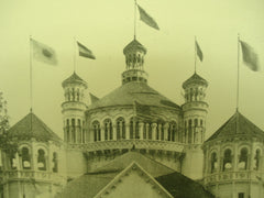 Central Pavilion of the Fisheries Building at the World's Fair , Chicago, IL, 1893, Henry Ives Cobb