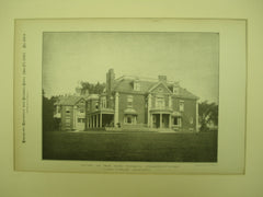 House of Professor Elihu Thompson , Swampscott, MA, 1891, James T. Kelley