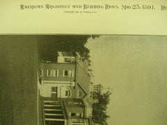 House of Professor Elihu Thompson , Swampscott, MA, 1891, James T. Kelley