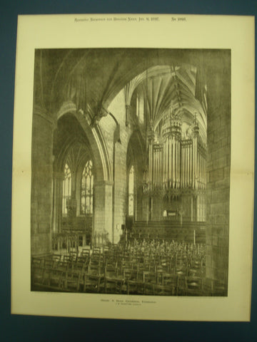 Organ in St. Giles' Cathedral , Edinburgh, UK, 1897, J. M. Johnstone