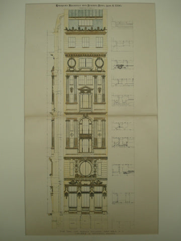 Mail and Express Building , New York, NY, 1890, Carrere & Hastings