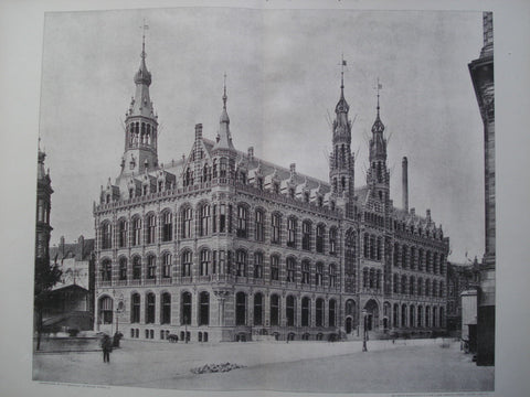 New Post Office , Amsterdam, Netherlands, EUR, 1898, J.L. Cuypers
