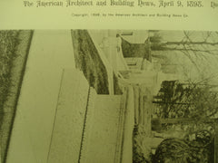 Tomb of Benjamin Warder at the Rock Creek Cemetery , Washington, DC, 1898, McKim, Mead, & White