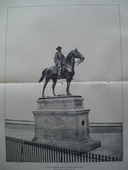 Statue of General Joseph Hooker , Boston, MA, 1904, Daniel Chester French, (Sculptor)
