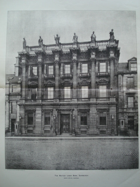 British Linen Bank , Edinburgh, Scotland, UK, 1898, David Bryce