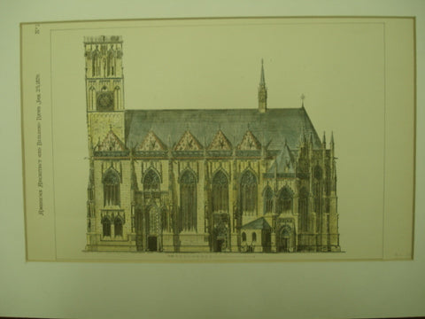 St. Lambert's Church , Munster, Westphalia, Germany, EUR, 1879, unknown