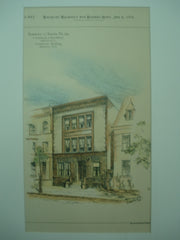 Residence of Charles P. Baldwin , Newark, NJ, 1894, Charles P. Baldwin