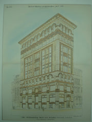 International Turst Co.'s Building on Devonshire St., Boston, MA, 1893, W. G. Preston