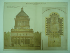 Competitive Design for a Monument to General Grant, 1890, John H. Duncan