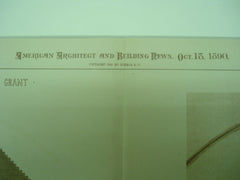 Competitive Design for a Monument to General Grant, 1890, John H. Duncan