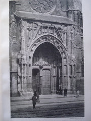 Doorway of Notre Dame du Sablon , Brussels, Belgium, EUR, 1892, Unknown