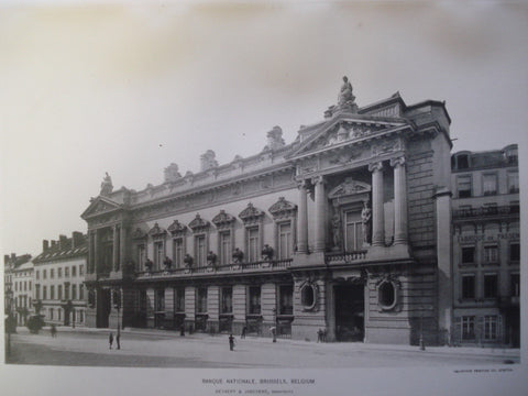 Banque Nationale , Brussels, Belgium, EUR, 1892, Beyaert & Janssens