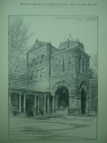 Cathedral Le Puy , Le Puy-en-Velay, France, EUR, 1896, Unknown