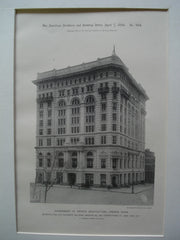 Metropolitan Life Insurance Building on Madison Sq. and Twenty-Third St., New York, NY, 1894, N. LeBrun & Sons