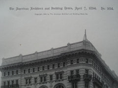 Metropolitan Life Insurance Building on Madison Sq. and Twenty-Third St., New York, NY, 1894, N. LeBrun & Sons