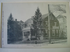 Cottage of Charles M. Hemenway, ESQ, Somerville, MA, 1893, Samuel D. Kelley