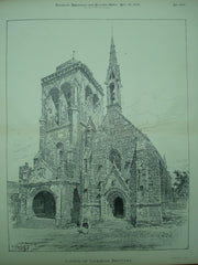 Church of Locronan , Brittany, France, EUR, 1896, Unknown