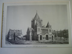 Trinity Church from the Northwest, Boston, MA, 1893, unknown
