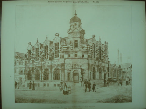 New Offices of the Northern Daily Telegraph , Blackburn, England, UK, 1894, Stones & Gradwell