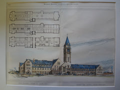 Union Passenger Station , Ogden, UT, 1886, Van Brunt & Howe