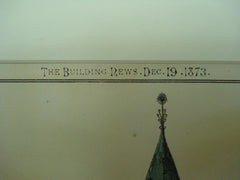 Business Premises on Boar Lane, Leeds, Yorkshire, England, UK, 1873, Thos. Ambler